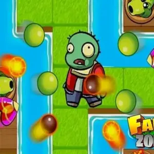 Mô tả hình ảnh về giao diện game Zombies vs. Farmer 2