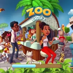 Mô tả ảnh: Hình ảnh giao diện game ZooCraft với nhiều loài động vật